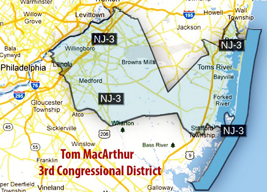 Nj Congressional District Map United States Map