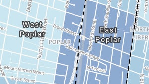 East Poplar, West Poplar