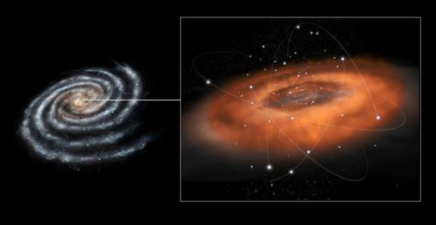 Space telescope focuses on black hole at center of Milky Way