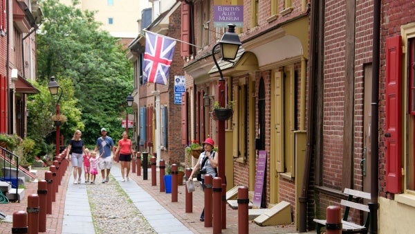 A view of Elfreth's Alley