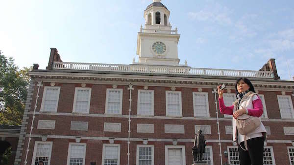 U.S. Interior Secretary Ryan Zinke  has suggested that holograms may enliven Independence Hall in Philadelphia. No further information was available on Zinke's idea. (Emma Lee/WHYY)