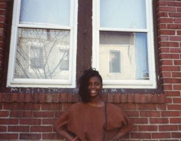 Diane Precht as a child in front of their home on East Williams Street in Jewtown. (Courtesy of Diane Precht)