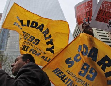 Protesters march through Center City demanding a $15 minimum wage.