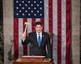 Speaker Paul Ryan holds a gavel