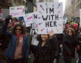 protesters at the Women's March