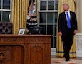 President Donald Trump in the Oval Office