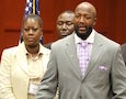 Tracy Martin and Sybrina Fulton, the parents of slain teen Trayvon Martin