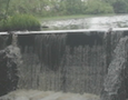 a waterfall
