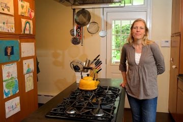  PhD candidate Neri de Kramer in her Mt. Airy home. (Bas Slabbers/for NewsWorks) 