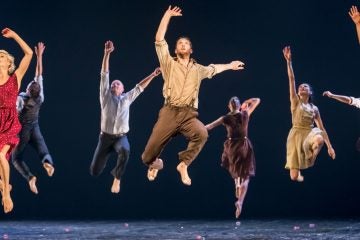  The world-renowned contemporary Canadian dance troupe Les Ballets Jazz de Montréal comes to Philadelphia January 16-18.  (Photo by Gregory Batardon) 