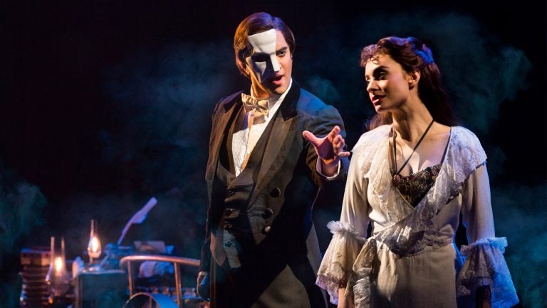  “The Phantom of the Opera” stops in Philadelphia on its national tour, March 19 through April 13.  Photo by Matthew Murphy. 