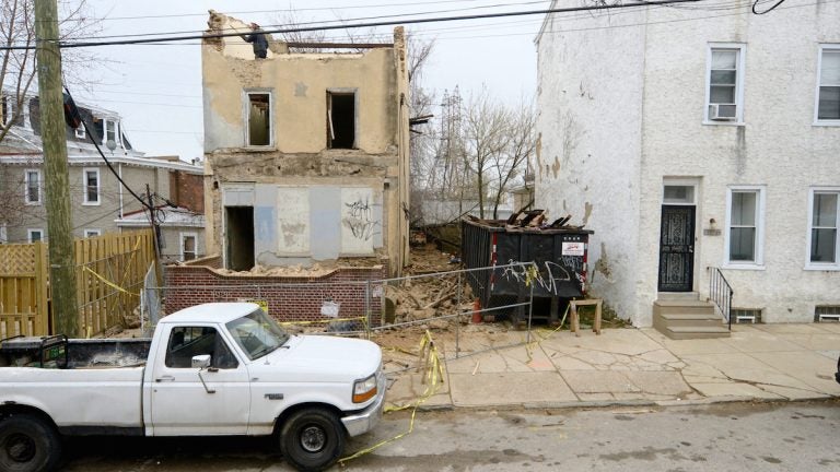  Check back for a full story on this house on Conrad Street in East Falls. (Bas Slabbers/for NewsWorks)  