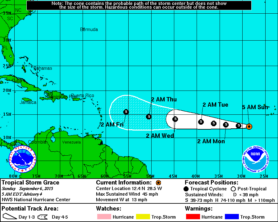 Tropical Storm Grace forms - WHYY