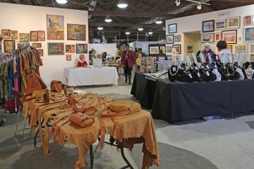 6th Annual Holiday Art Market at Mt. Airy Art Garage celebrates with fine art, handcraft, live music and more (Natavan Werbock/for NewsWorks)