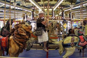 Installed at Seaside Heights in 1932, the carousel has become a tradition for generations of beachgoers. (Emma Lee/WHYY)