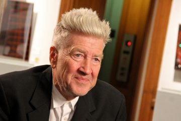 David Lynch returns to Philadelphia Academy of Fine Arts, which is hosting an exhibition of his works. (Emma Lee/WHYY)