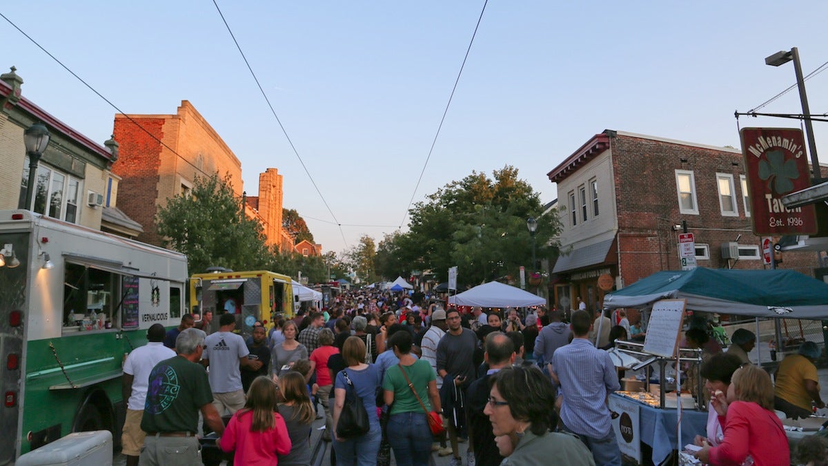 Folks crowd Germantown Avenue for 2nd annual Mt. Airy Street Fare - WHYY