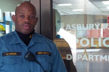  An Asbury Park police officer is credited with reviving three heroin overdose victims with an opiate antidote since August. (Photo courtesy of the Asbury Park Police Department) 