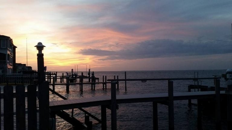  Today's sunset in LBI by JSHN contributor Kristin Tangel‎.  