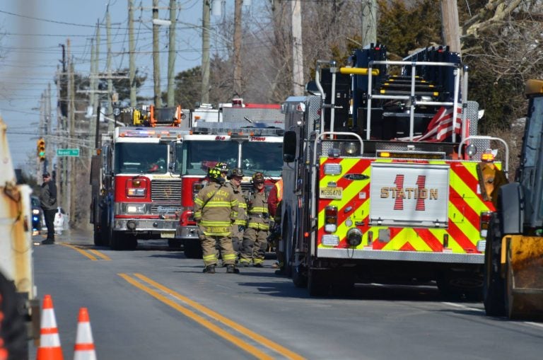  Emergency service crews on the scene of the Tuesday morning house explosion in Stafford. (Photo: JSHN contributor Roman Isaryk) 