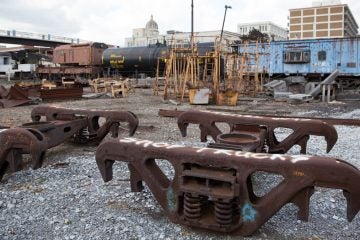  Trivia:  Can you identify the Pennsylvania city where this image was taken?  Bonus points if you can name the exact location.  Tell us in the comments below or on Twitter @PaCrossroads. (Lindsay Lazarski/WHYY) 