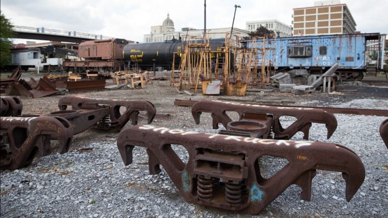  Trivia:  Can you identify the Pennsylvania city where this image was taken?  Bonus points if you can name the exact location.  Tell us in the comments below or on Twitter @PaCrossroads. (Lindsay Lazarski/WHYY) 