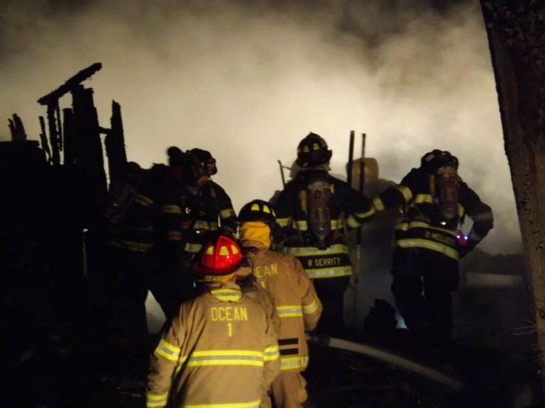  Firefighters on the scene of a gas explosion in Point Beach early Monday morning. (Photo: Jerry Meaney) 