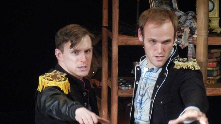  Ben Michael (left) and Alex Bechtel as two princes in Theatre Horizon's production of 'Into the Woods,' nominated for a dozen Barrymore Awards -- the most for a production staged this past season.  