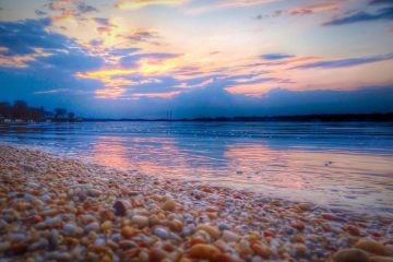  Pine Beach at sunset yesterday by JSHN contributor Cindy Maioriello Hummel‎.  