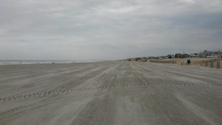  96th Street in Stone Harbor this morning. (Photo: Ann Delaney) 