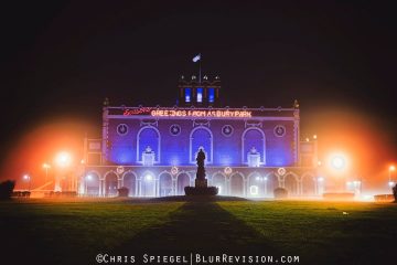  A foggy Asbury Park on Christmas Eve 2015 by Blur Revision Media Design.  