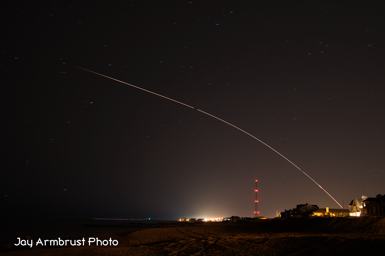 rocket launch from virginia tonight