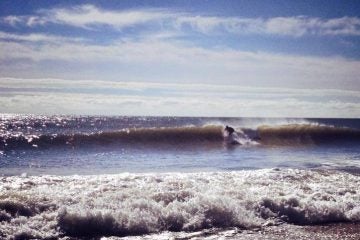  This morning in South Seaside Park. (Justin Auciello/Jersey Shore Hurricane News) 
