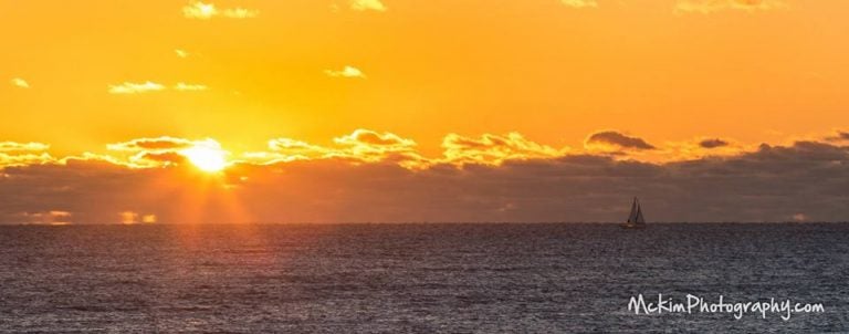  Shortly before 7:00 a.m. today off Belmar. (Photo: McKim Photography) 