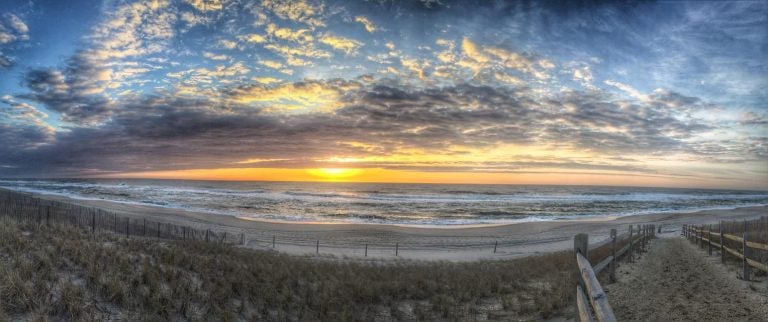 Today's sunrise in Surf City by JSHN contributor Phil Chillemi‎.