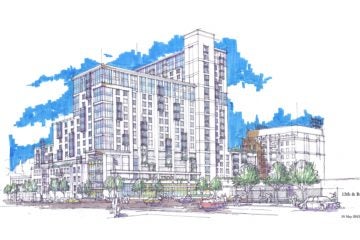  1300 Fairmount (Renderings courtesy of Cope Linder Architects via PlanPhilly) 