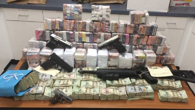 (photo courtesy of Delaware State Police Facebook page)
The following evidence was seized during the final arrest operation where seven search warrants were executed on May 11th 2016:
74