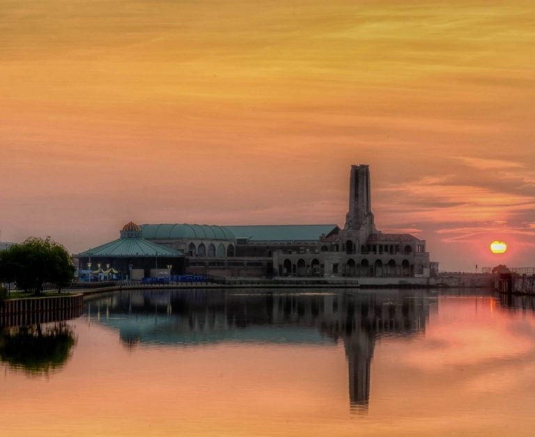 Today's sunrise in Asbury Park by Tom Berg Photography.