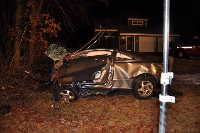  The vehicle involved in the fatal Saturday morning crash in Toms River. (Photo: Toms River Police Department) 