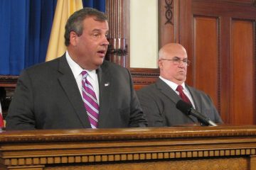 20130812-christie-nominates-1200 New Jersey Governor Christie nominates Judge Faustino Fernandez-Vina to the state Supreme Court. (Phil Gregory/for NewsWorks)