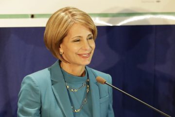 Barbara Buono, Milly Silva Barbara Buono conceded 45 minutes after the polls closed Tuesday night. (AP Photo/Julio Cortez)