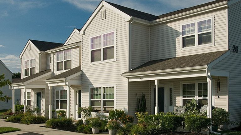  The Ethel R. Lawrence Homes was the first affordable housing complex built in the suburbs under the Mt. Laurel Doctrine. (Mark Lozier/Fair Share Housing Development) 