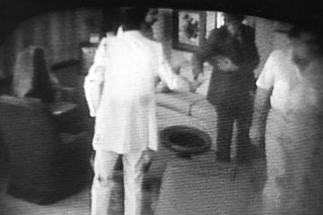  One of the videotapes made by undercover FBI agents during the Abscam political corruption probe. (AP Photo) 