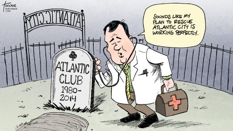  (The Atlantic Club casino is scheduled to close in January 2014. (Cartoon by Rob Tornoe) 