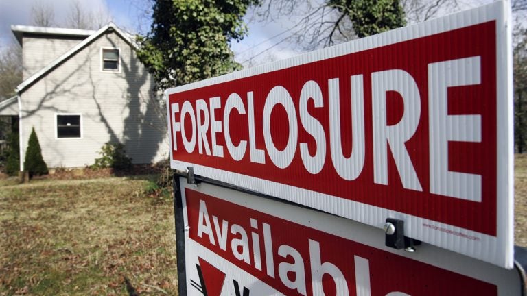 A foreclosure sign in Egg Harbor Township, N.J. (Mel Evans/AP Photo) 