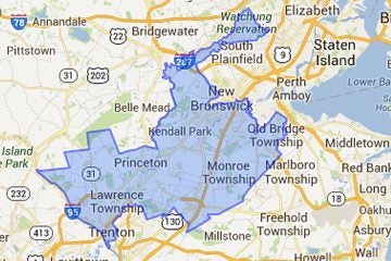  The sprawling 12th Congressional District stretches from Mercer to Union counties in New Jersey.  