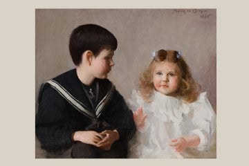  Walker Children by Frank Weston Benson 