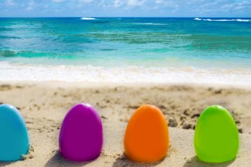  In April, many New Jersey shore towns hold easter egg hunts. (Photo by Shutterstock) 