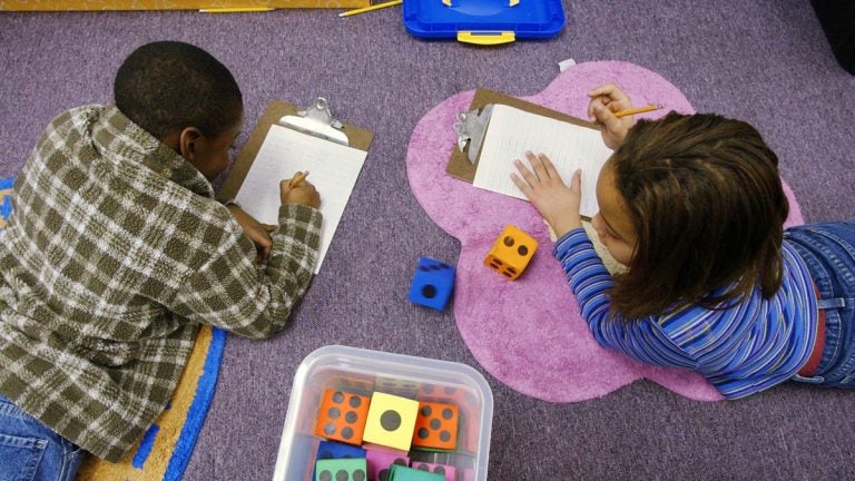  Students working at Pace Charter School in Hamilton, N.J. (AP Photo/Mike Derer) 