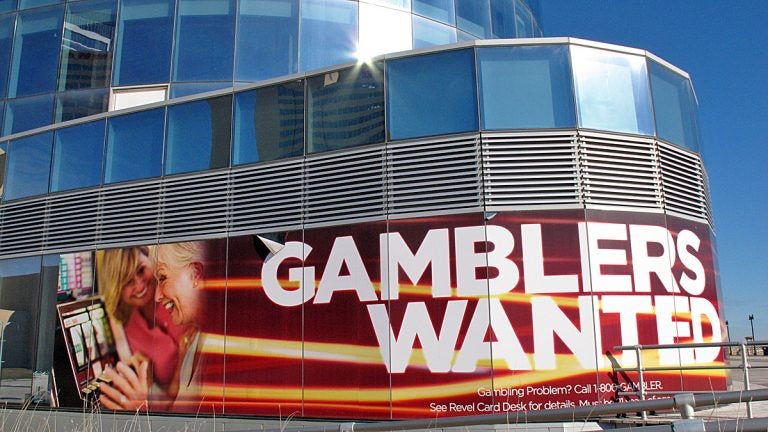  This Dec. 27, 2013 photo shows a banner outside Revel Casino Hotel in Atlantic City N.J. (AP Photo/Wayne Parry) 